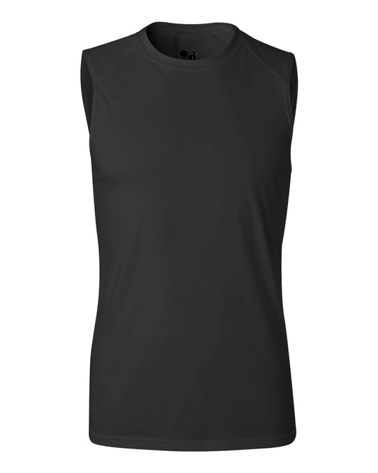 Men's B-Core Sleeveless T-Shirt - Front - B07885503 - Black