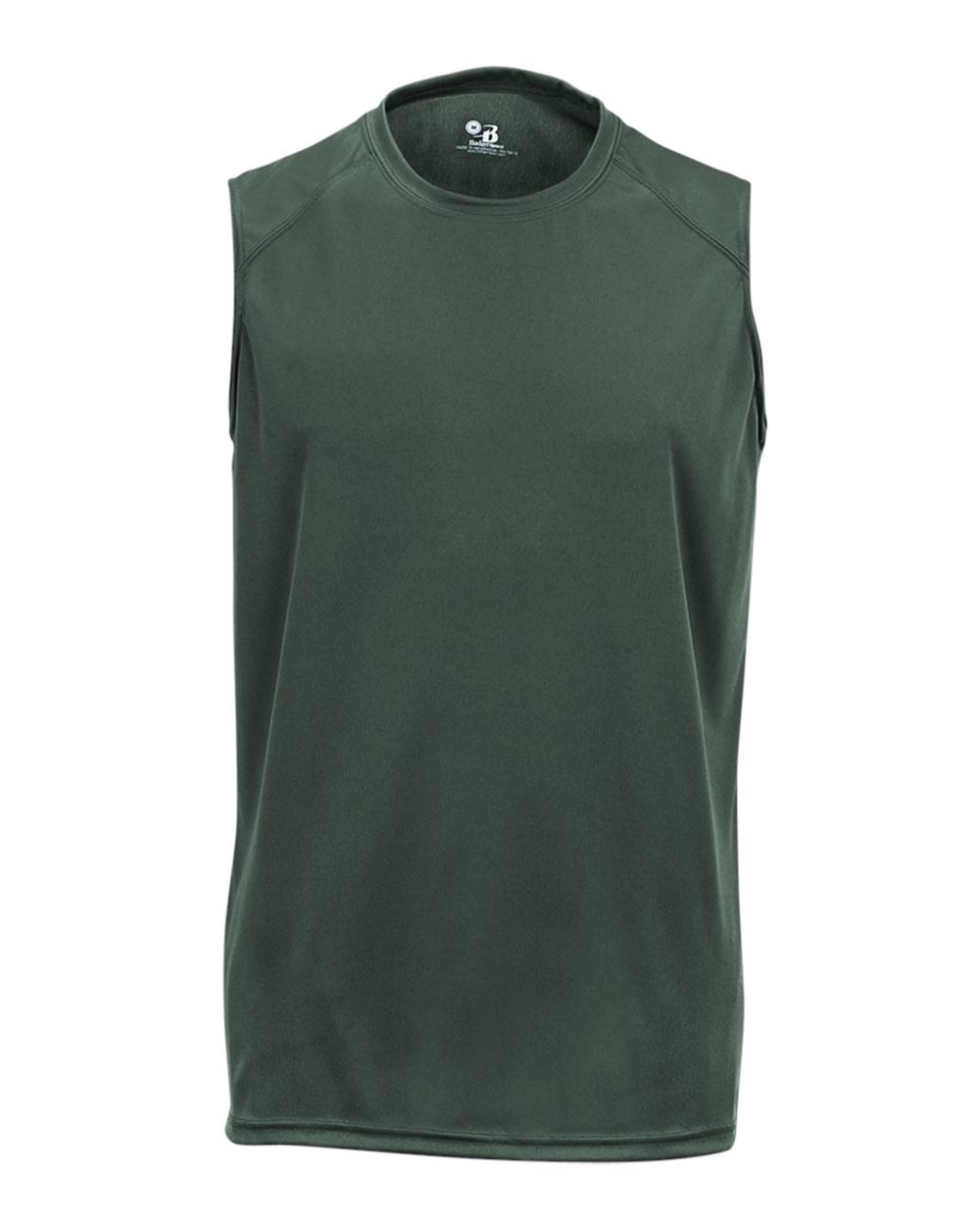 Men's B-Core Sleeveless T-Shirt - Front - B07885543 - Forest