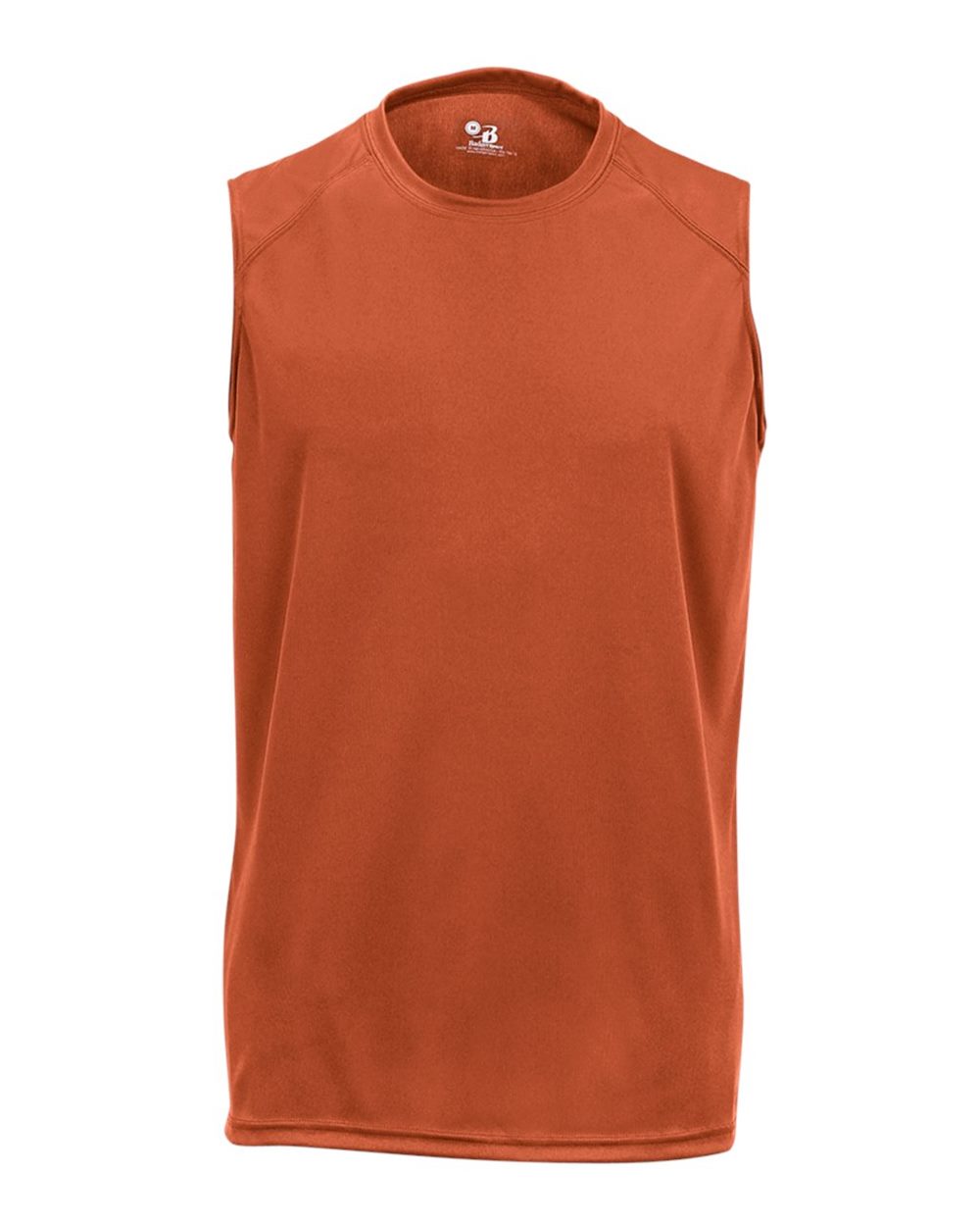Men's B-Core Sleeveless T-Shirt - Front - B07885663 - Burnt Orange