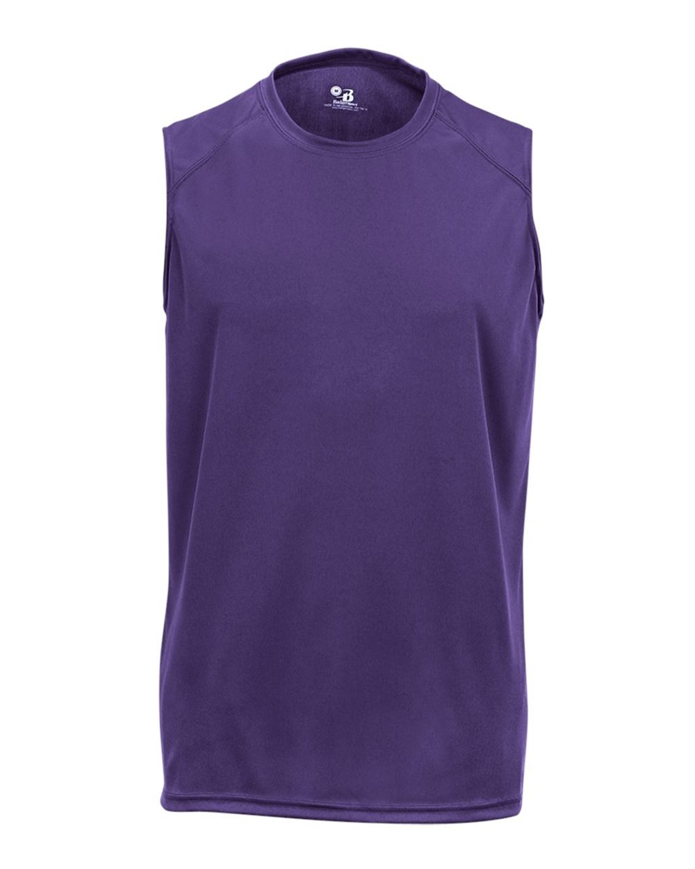 Men's B-Core Sleeveless T-Shirt - Front - B07885673 - Purple