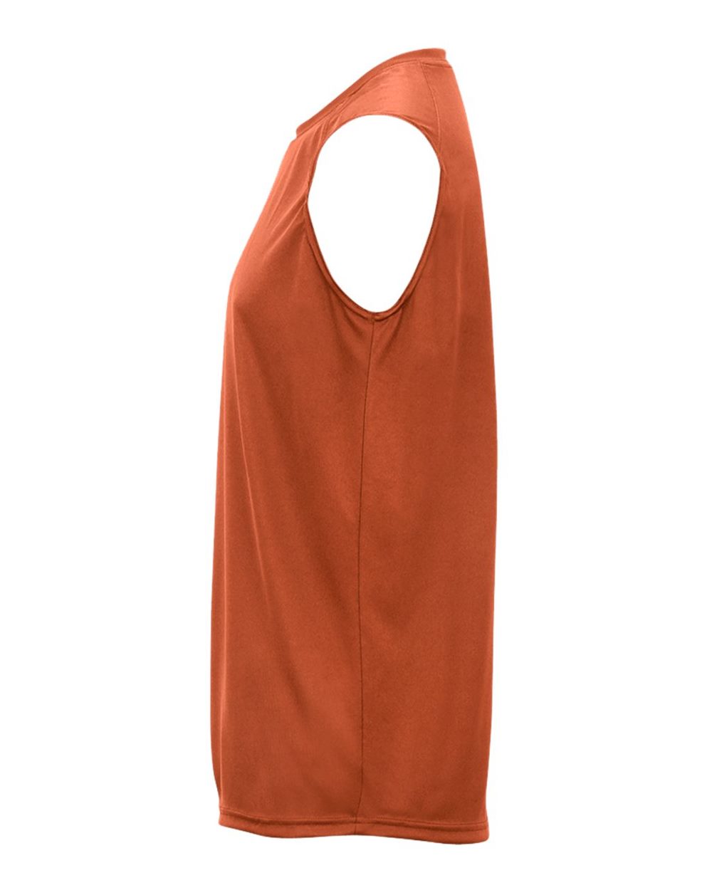 Men's B-Core Sleeveless T-Shirt - Side - B07885663 - Burnt Orange