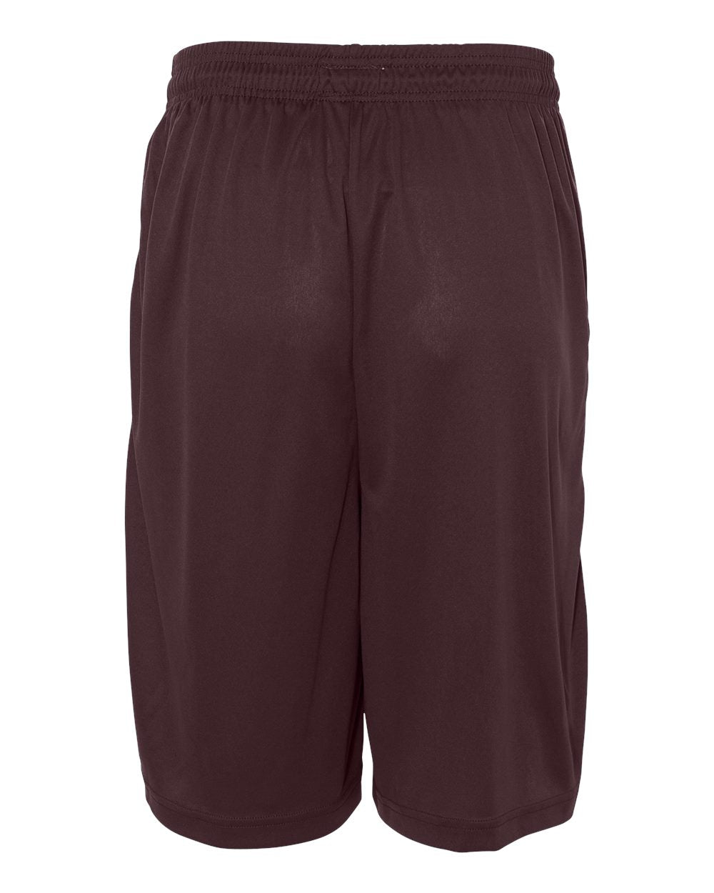 Men's B-Core 10" Shorts with Pockets - Back - B85185533 - Maroon