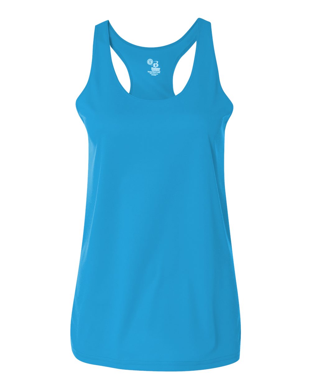 Women’s B-Core Racerback Tank Top - Front - B79285062 - Electric Blue