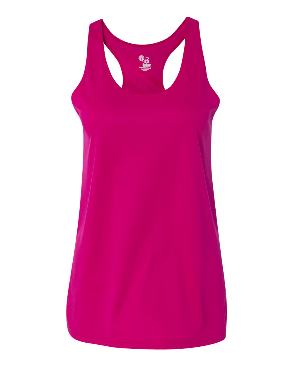 Women’s B-Core Racerback Tank Top - Front - B79285312 - Hot Pink