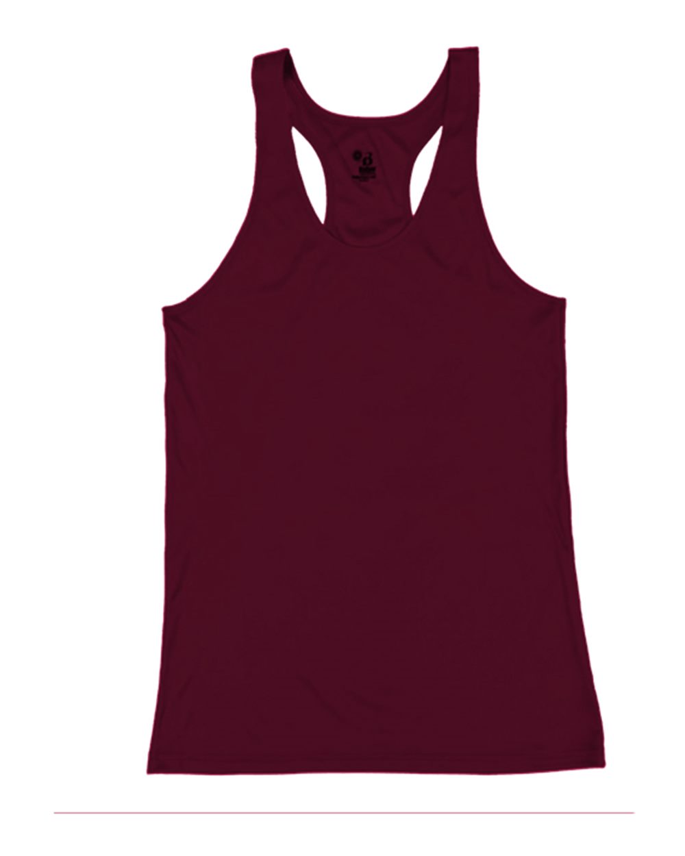 Women’s B-Core Racerback Tank Top - Front - B79285532 - Maroon
