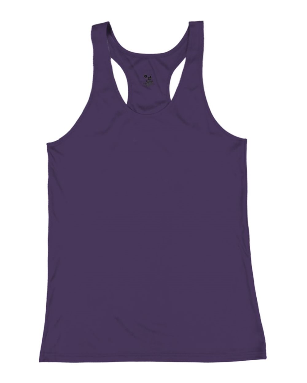 Women’s B-Core Racerback Tank Top - Front - B79285672 - Purple