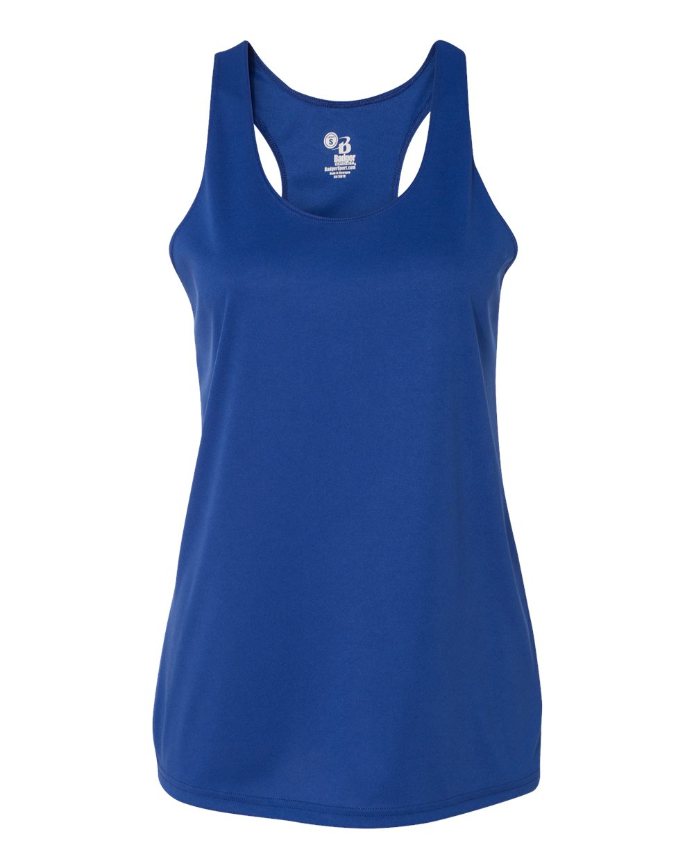 Women’s B-Core Racerback Tank Top - Front - B79285752 - Royal