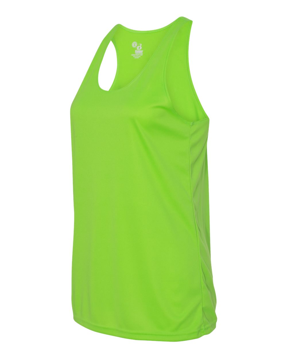 Women’s B-Core Racerback Tank Top - Side - B79285162 - Lime