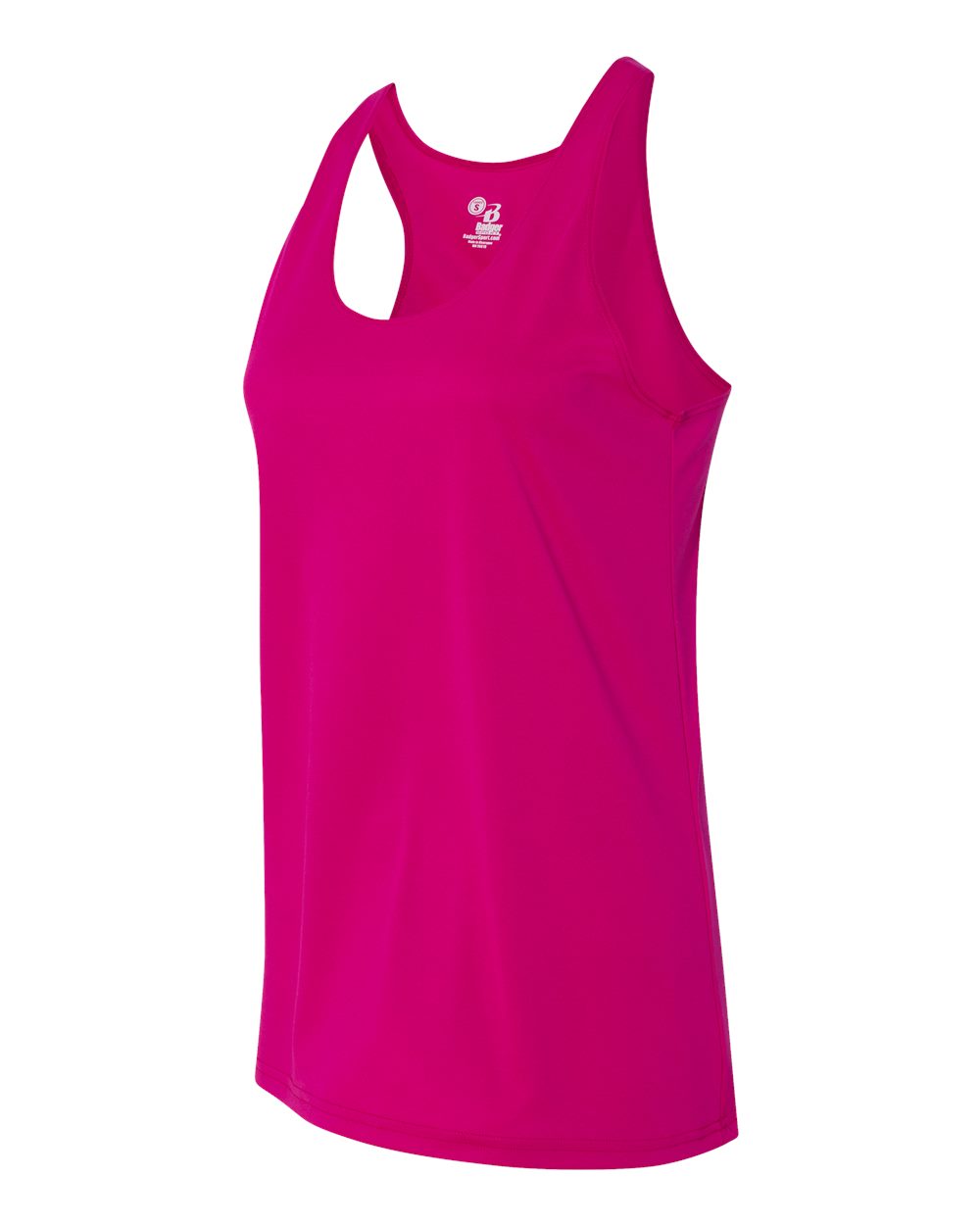 Women’s B-Core Racerback Tank Top - Side - B79285312 - Hot Pink