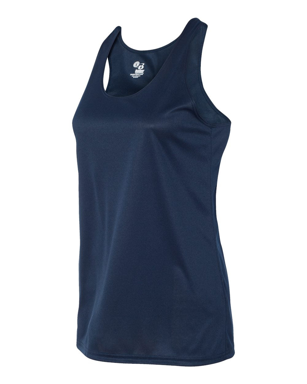 Women’s B-Core Racerback Tank Top - Side - B79285652 - Navy