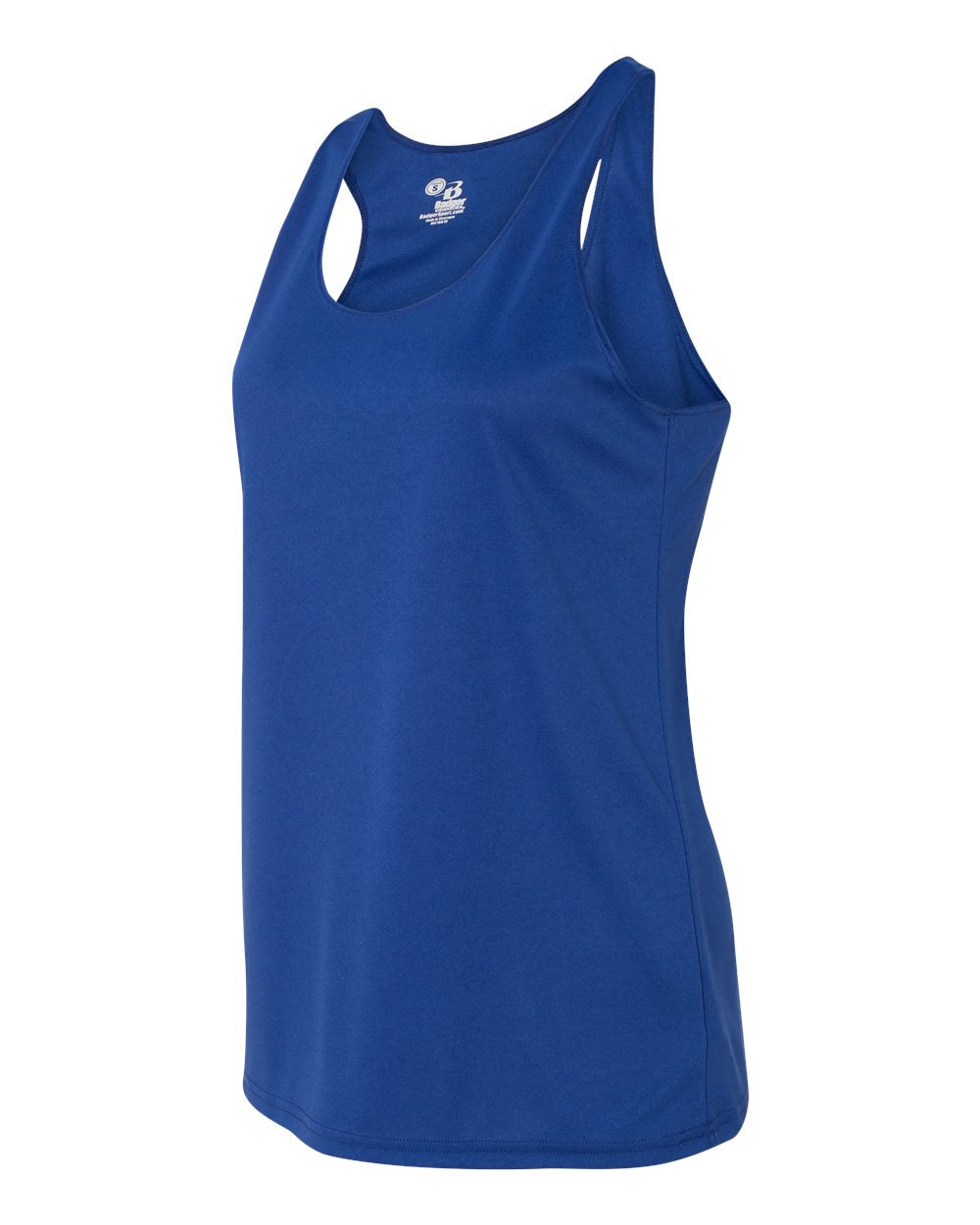 Women’s B-Core Racerback Tank Top - Side - B79285752 - Royal