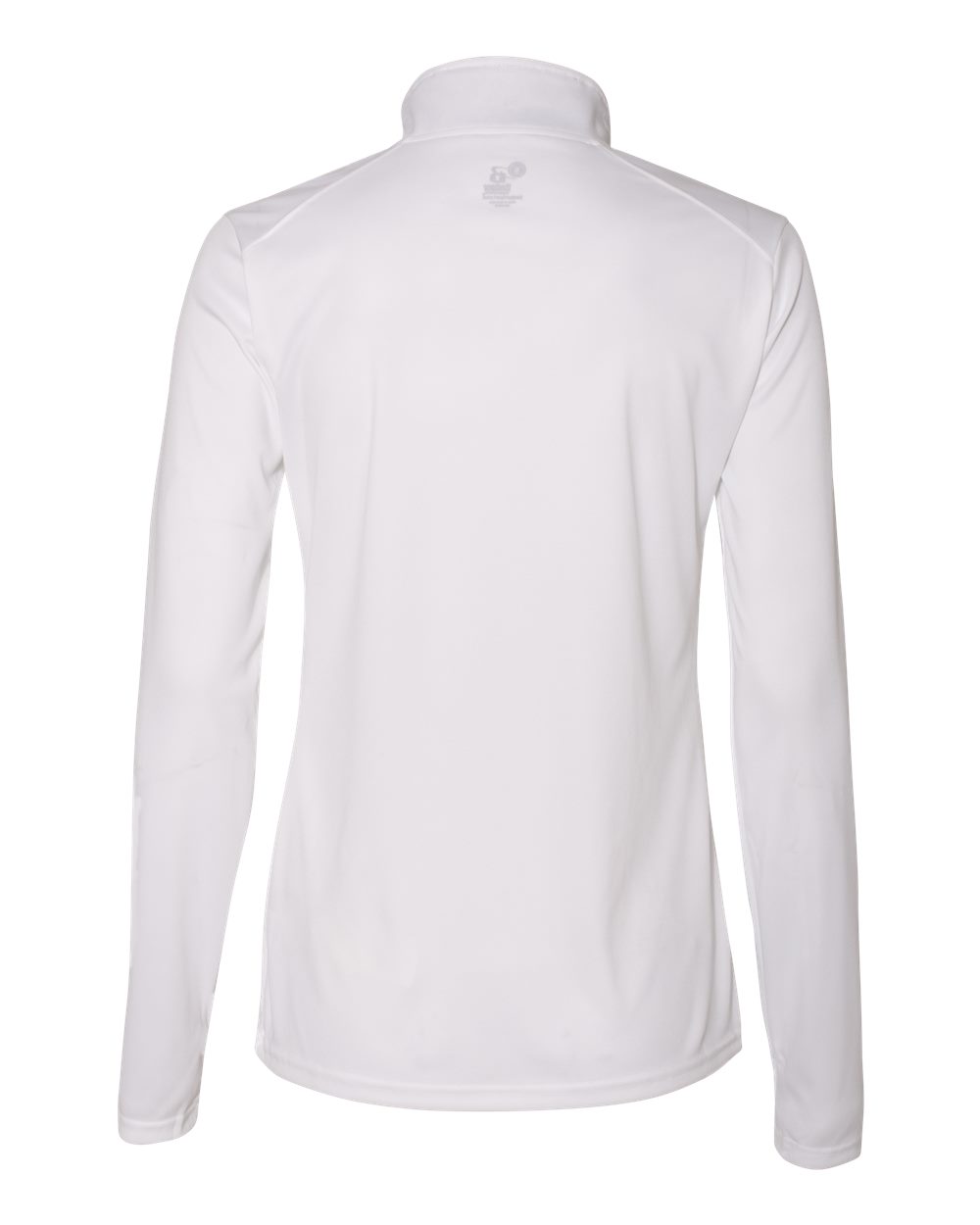 Women’s B-Core Quarter-Zip Pullover - Back - B15285002 - White/ Graphite