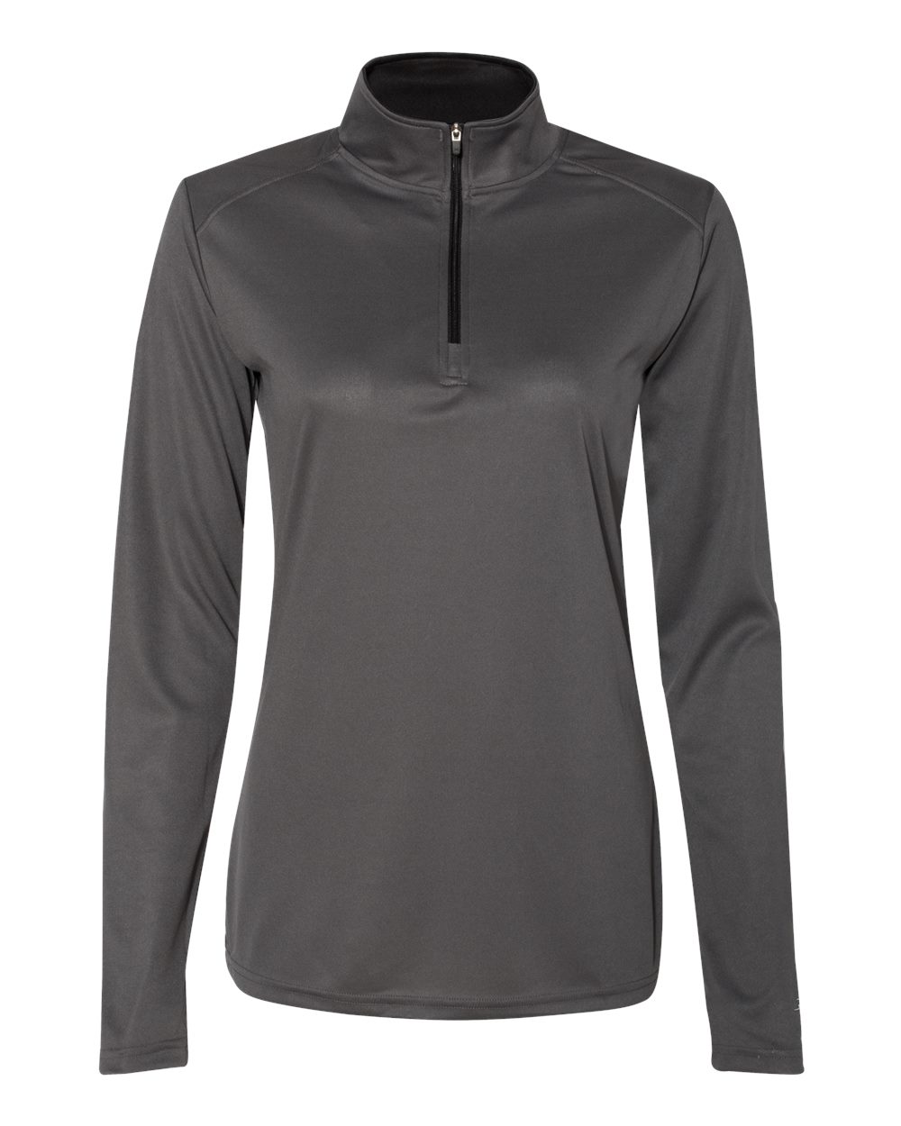 Women’s B-Core Quarter-Zip Pullover - Front - B15285512 - Graphite/ Black