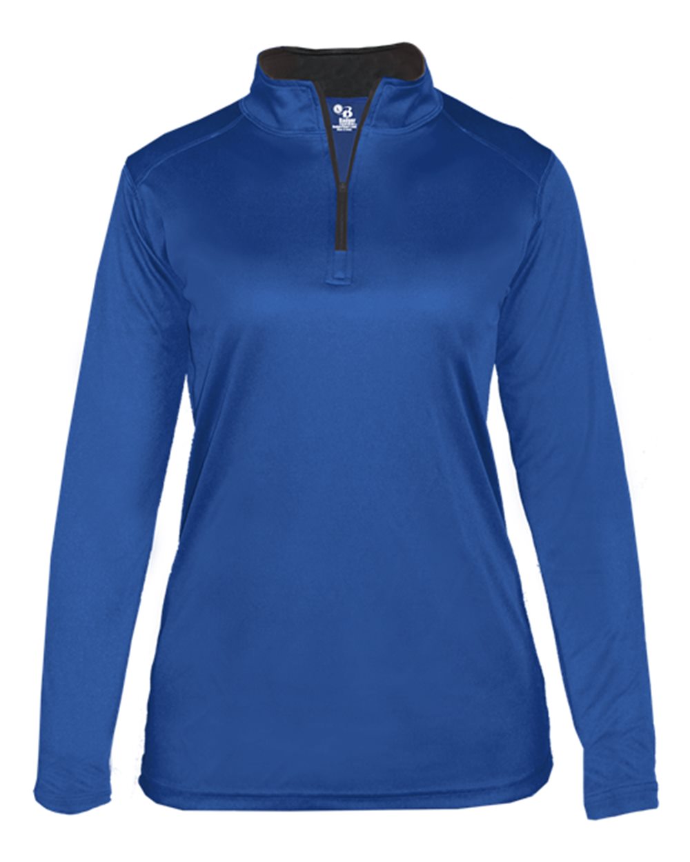 Women’s B-Core Quarter-Zip Pullover - Front - B15285752 - Royal/ Graphite