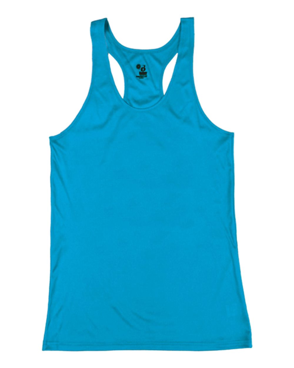 Girls’ B-Core Racerback Tank Top - Front - B11285062 - Electric Blue