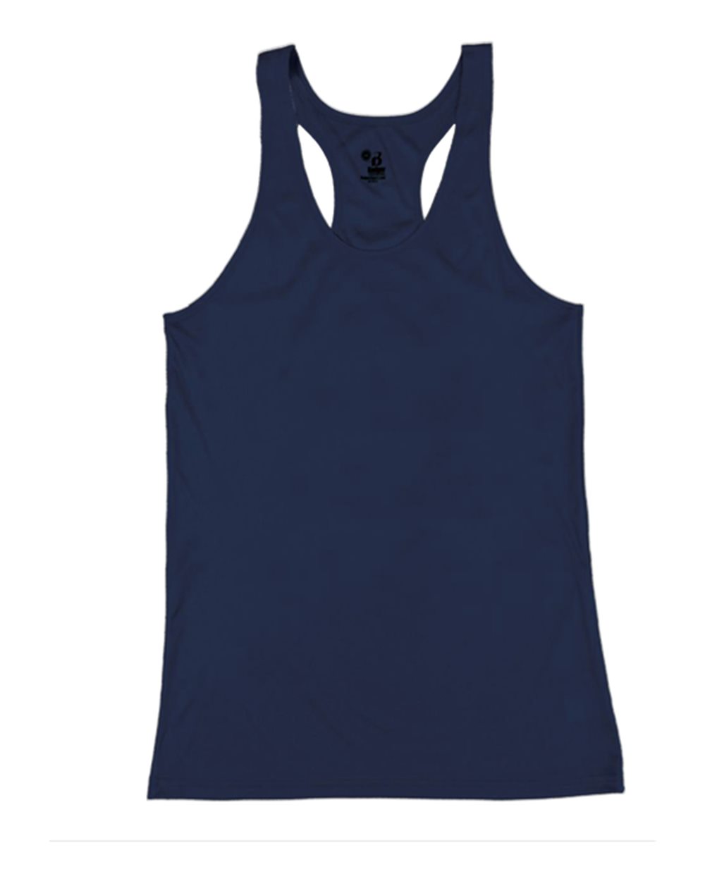 Girls’ B-Core Racerback Tank Top - Front - B11285652 - Navy