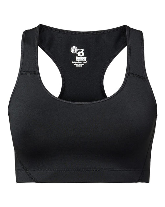 Women's B-Sport Bra Top - Front - B16785502 - Black