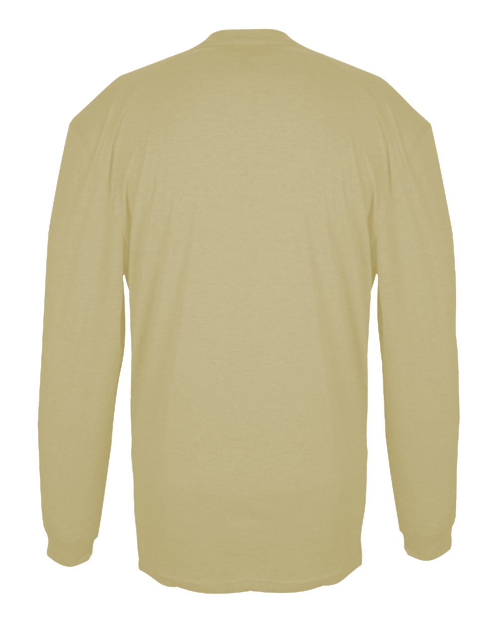 Men's Triblend Performance Long Sleeve T-Shirt - Back - B19585082 - Vegas Gold Heather