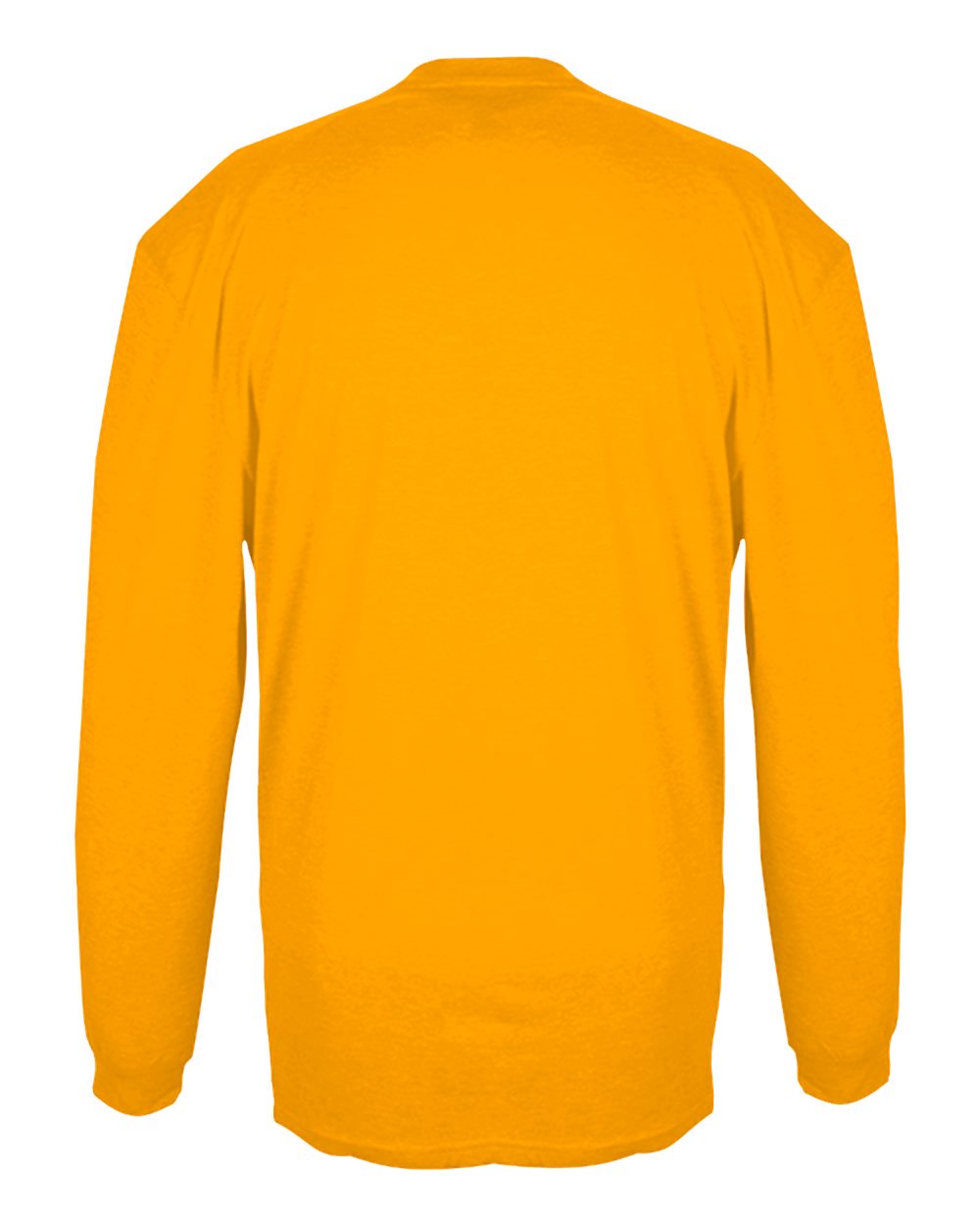 Men's Triblend Performance Long Sleeve T-Shirt - Back - B19585092 - Gold Heather