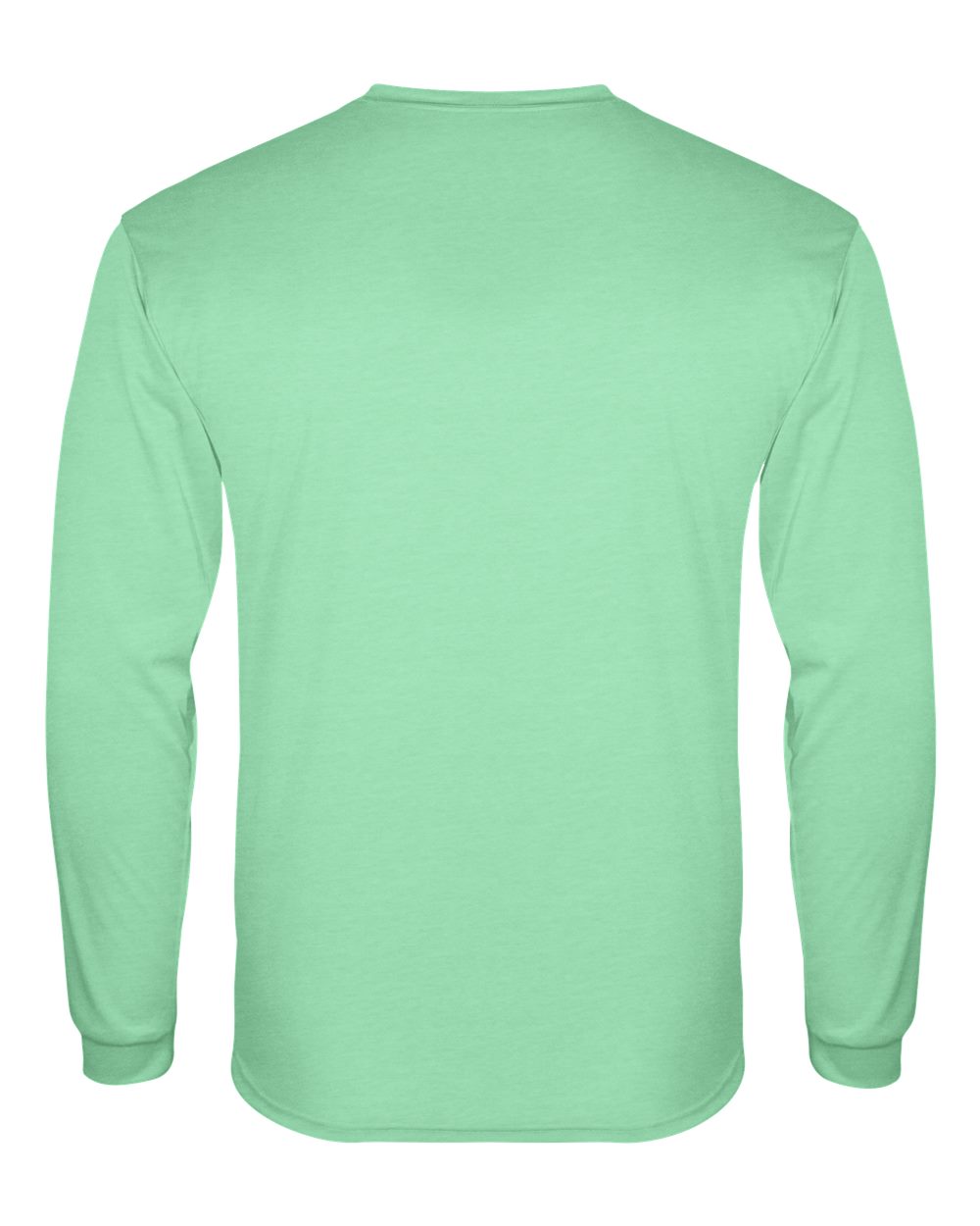 Men's Triblend Performance Long Sleeve T-Shirt - Back - B19585172 - Mint