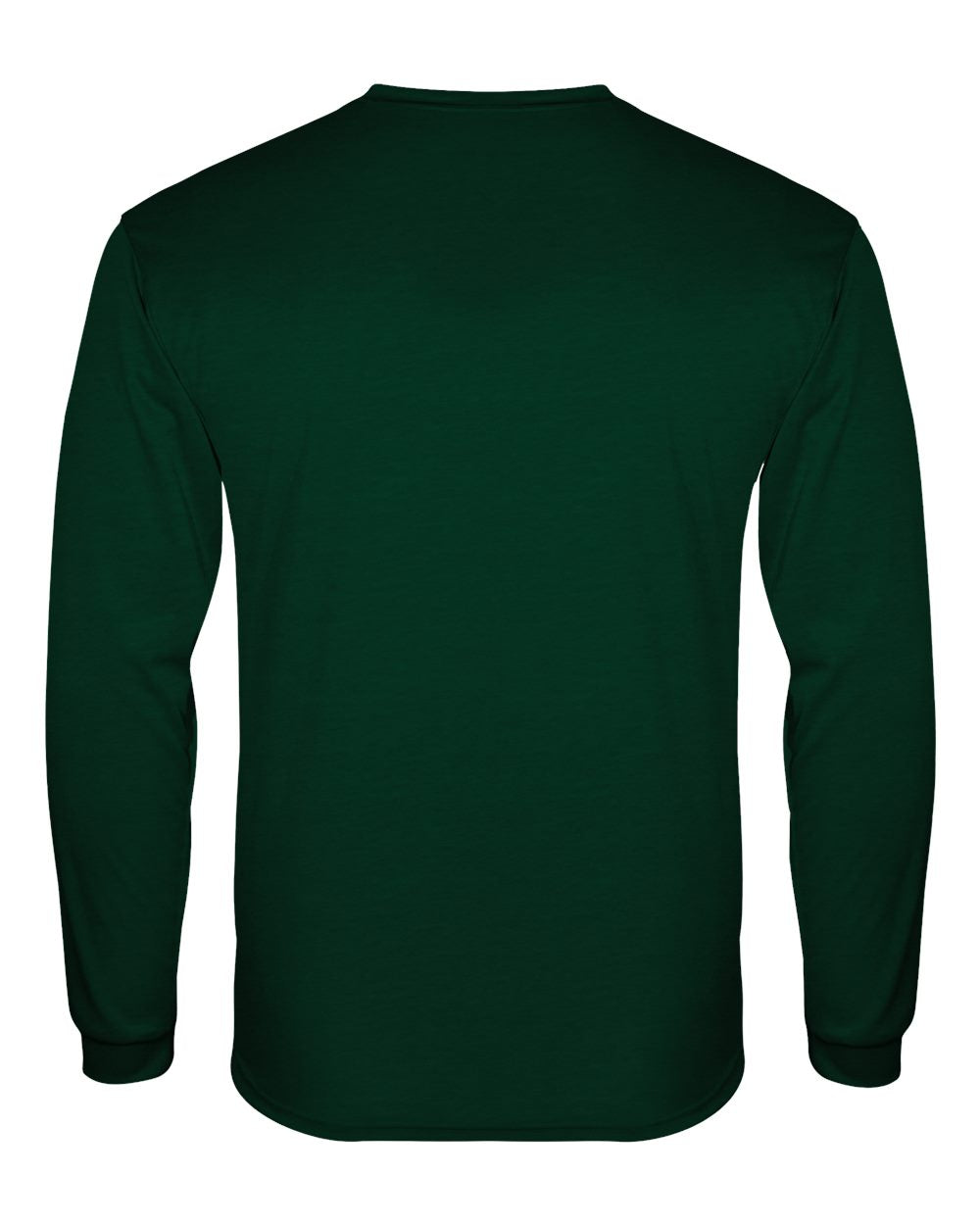 Men's Triblend Performance Long Sleeve T-Shirt - Back - B19585542 - Forest 