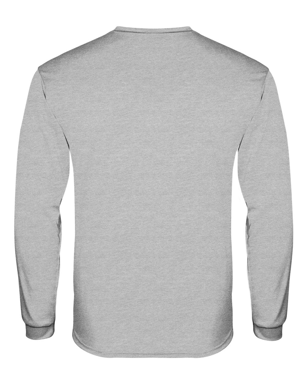 Men's Triblend Performance Long Sleeve T-Shirt - Back - B19585592 - Oxford
