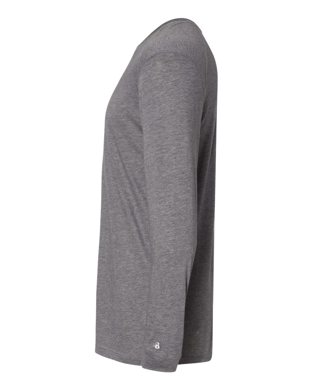 Men's Triblend Performance Long Sleeve T-Shirt - DirectSide - B19585132 - Graphite Heather