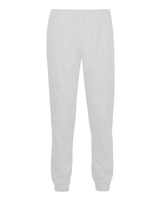 Men's Sport Athletic Fleece Joggers - Front - B86385592 - Ash