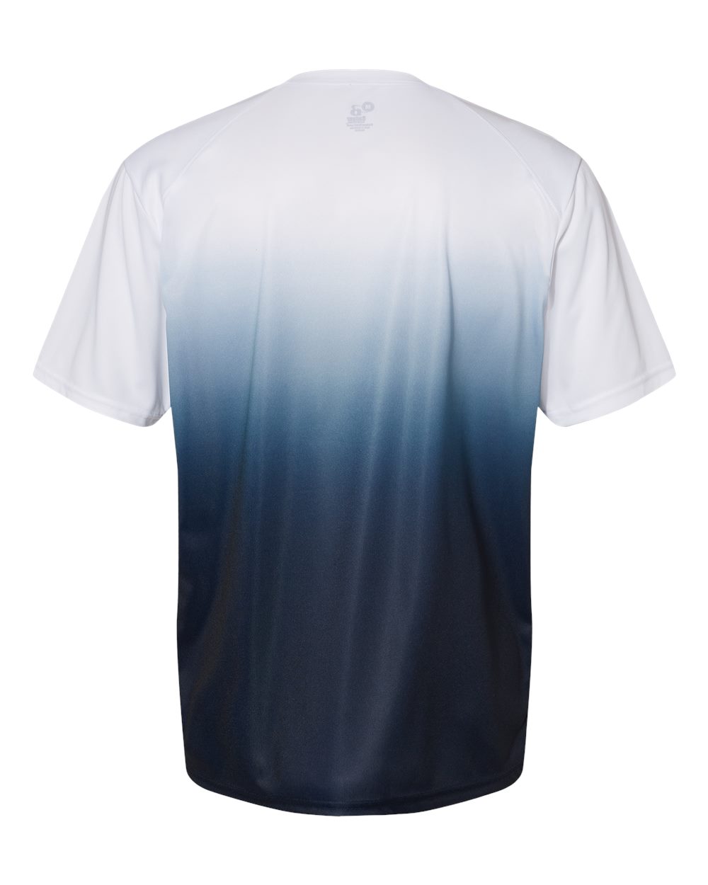 Men's Ombre T-Shirt - Back - B51585652 - Navy