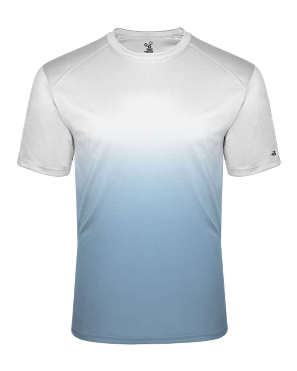 Men's Ombre T-Shirt - Front - B51585266 - Columbia Blue