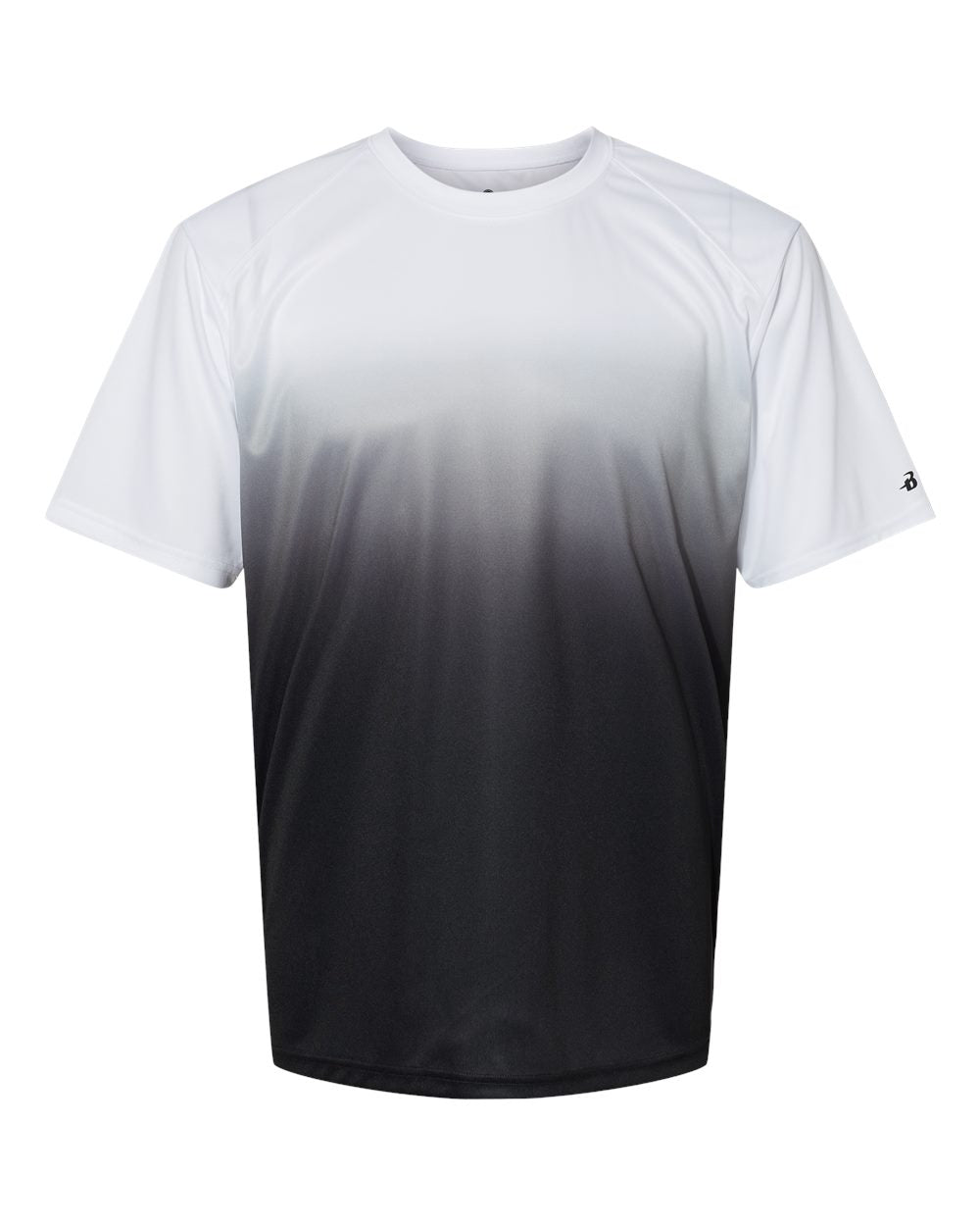 Men's Ombre T-Shirt - Front - B51585502 - Black