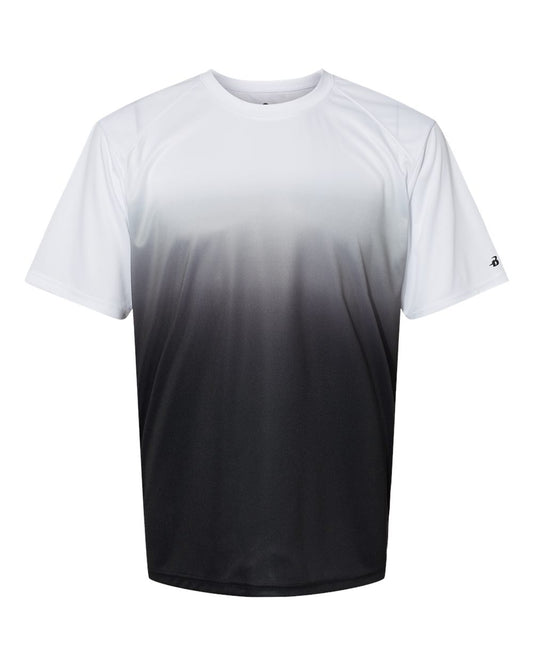 Men's Ombre T-Shirt - Front - B51585502 - Black