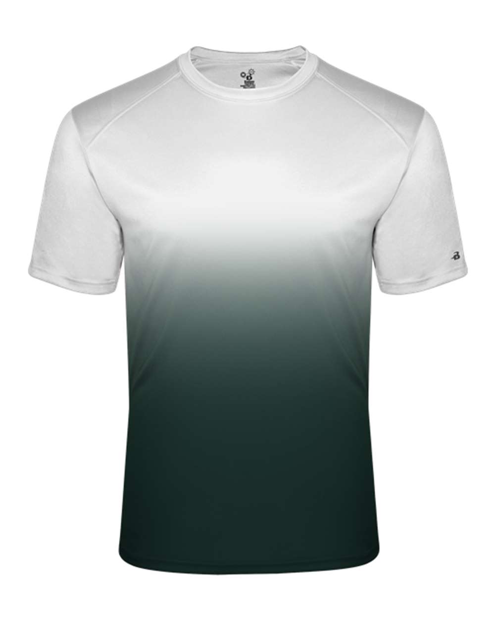 Men's Ombre T-Shirt - Front - B51585545 - Forest