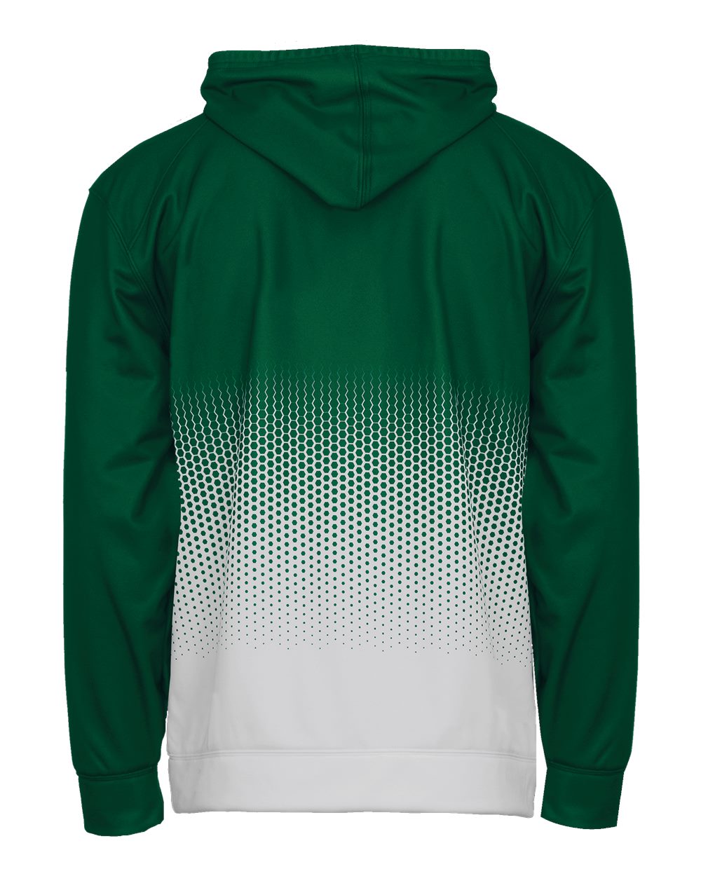 Men's Hex 2.0 Hooded Sweatshirt - Back - B56685542 - Forest