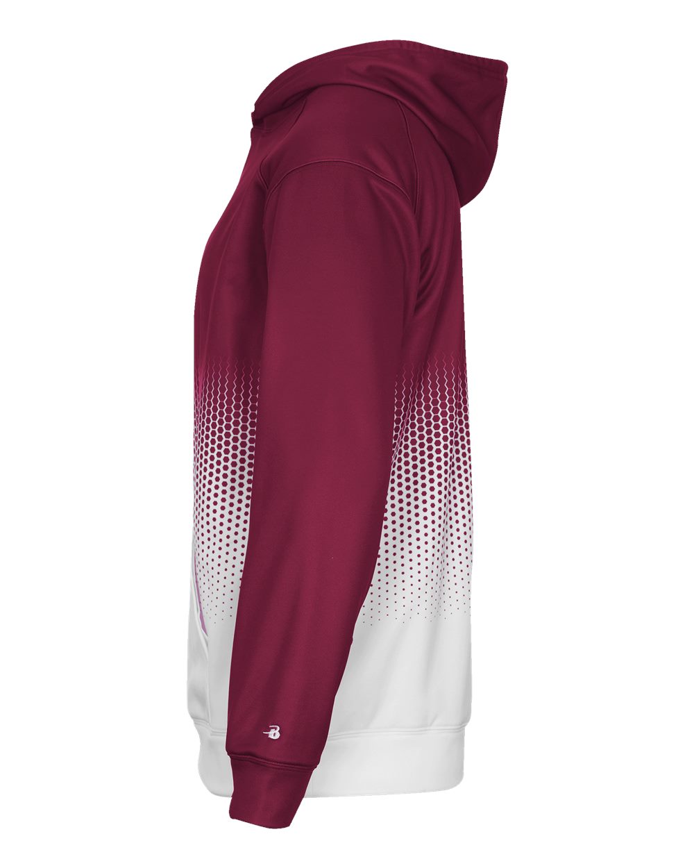 Men's Hex 2.0 Hooded Sweatshirt - DirectSide - B56685532 - Maroon