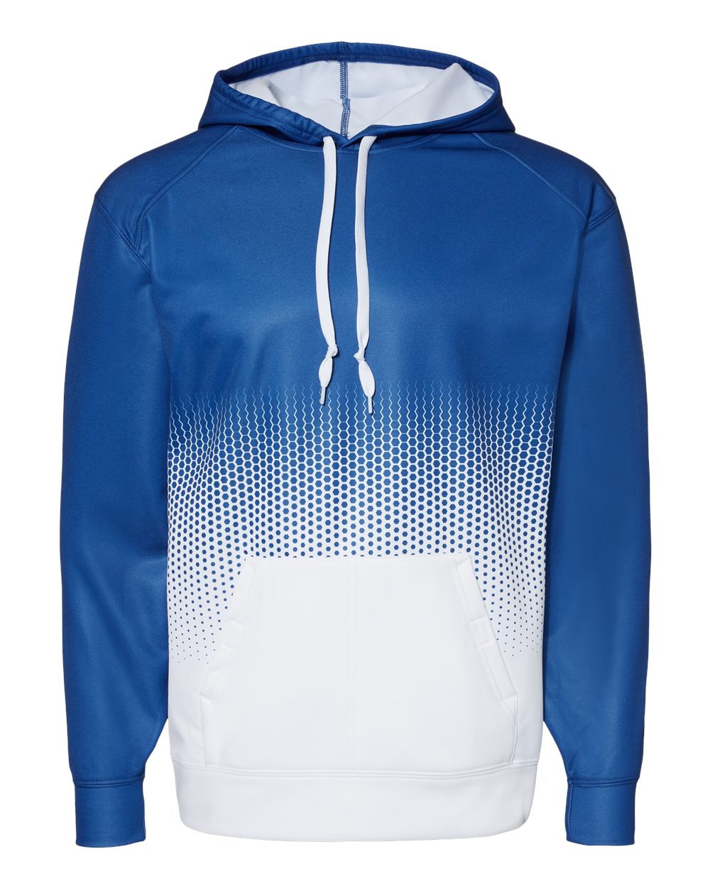 Men's Hex 2.0 Hooded Sweatshirt - Front - B56685752 - Royal