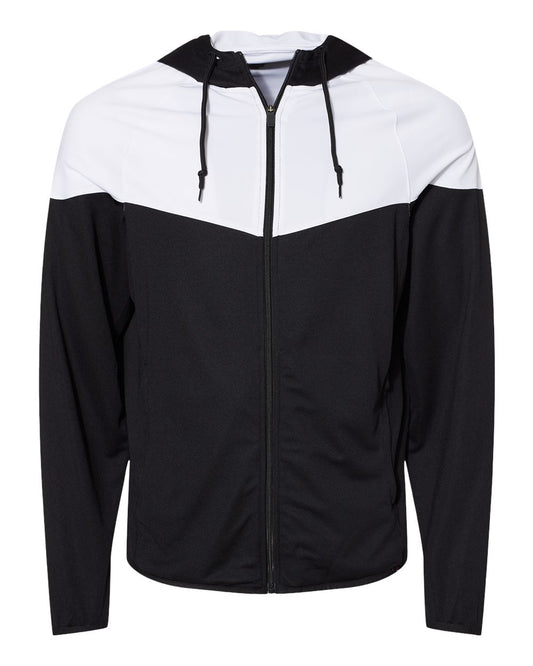Men's Spirit Outer-Core Jacket - Front - B57985502 - Black/ White