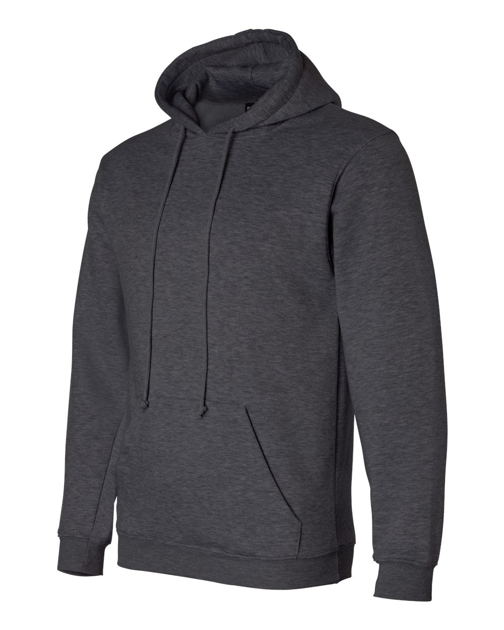 Unisex USA-Made Hooded Sweatshirt - Side - B22379093 - Charcoal Heather