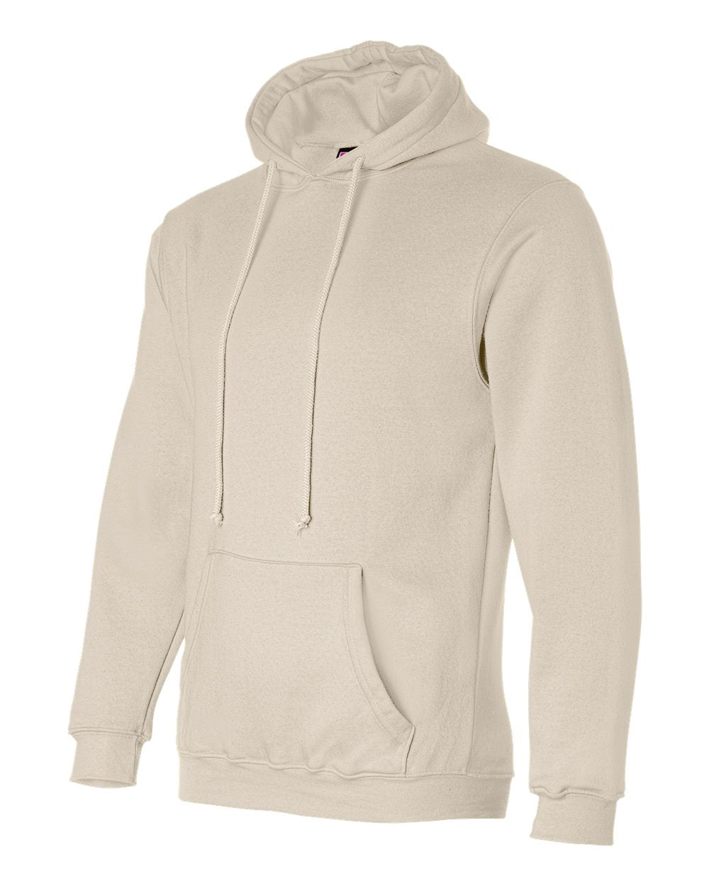 Unisex USA-Made Hooded Sweatshirt - Side - B22379243 - Cream