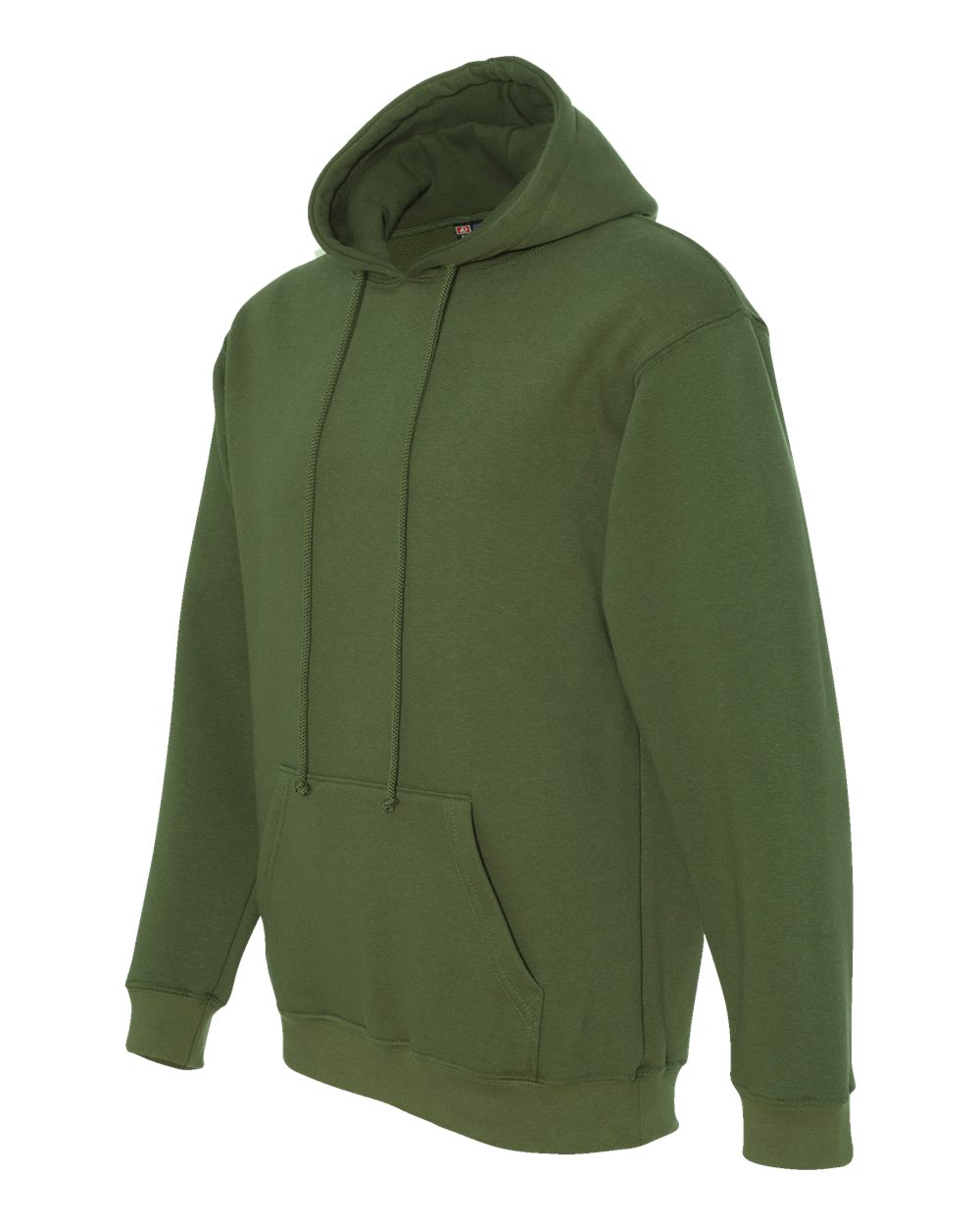 Unisex USA-Made Hooded Sweatshirt - Side - B22379643 - Olive