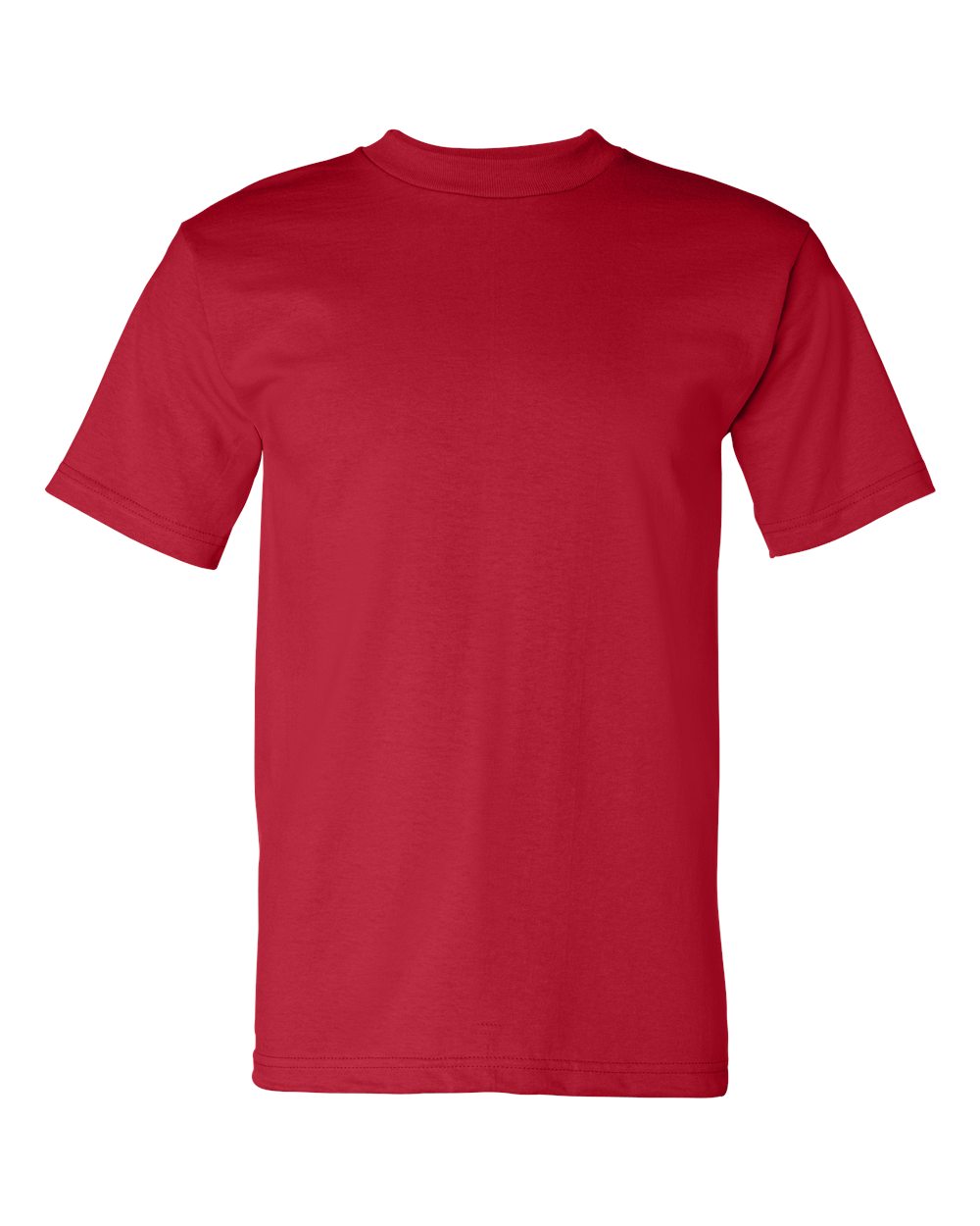 Unisex USA-Made Heavyweight T-Shirt - Front - B00979703 - Red