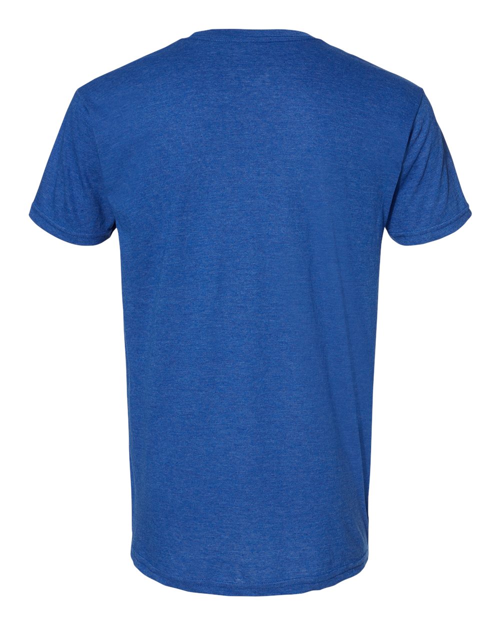 Unisex USA-Made Triblend T-Shirt - Back - B18079752 - Tri Royal Blue