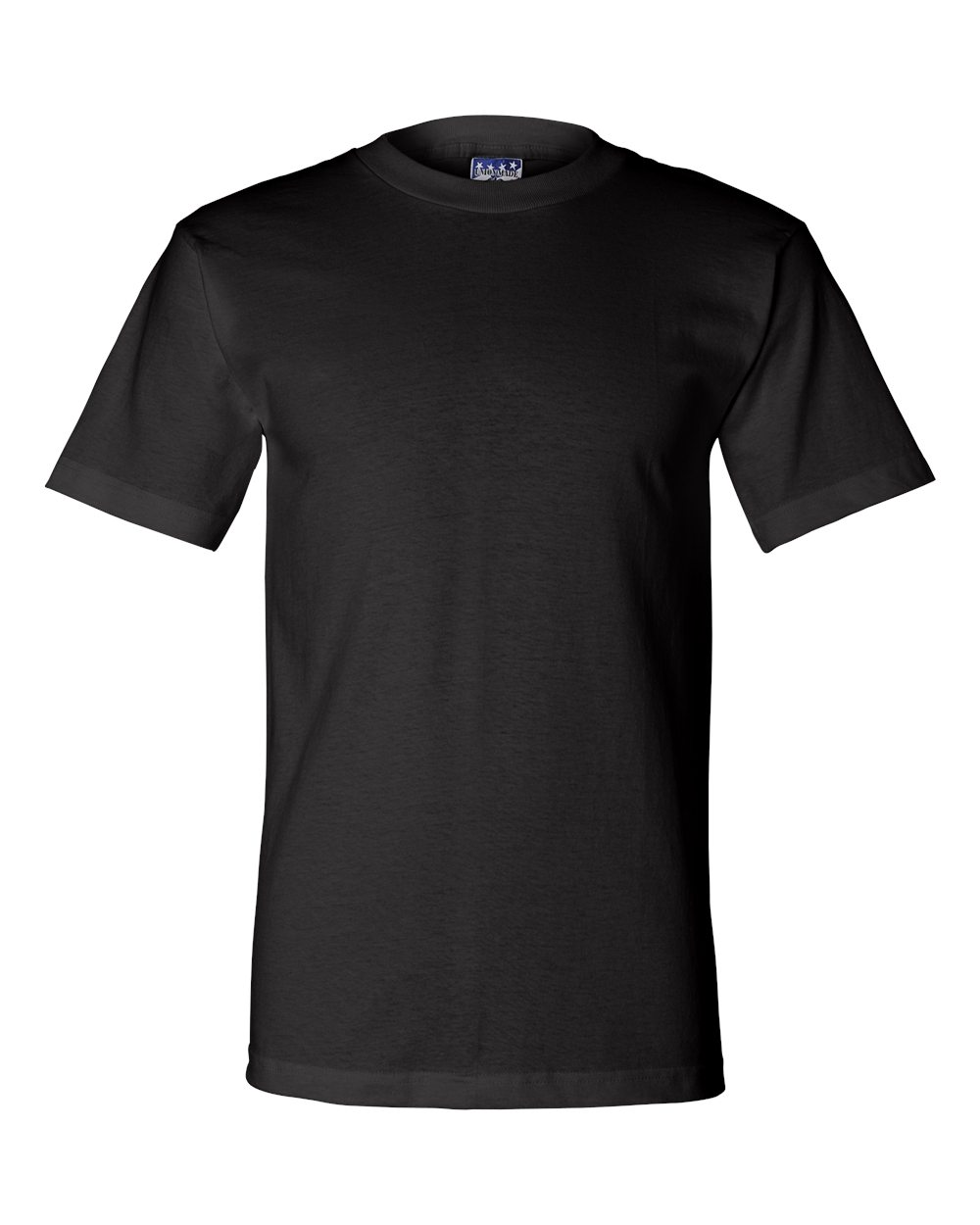 Unisex Union-Made T-Shirt - Front - B03479503 - Black