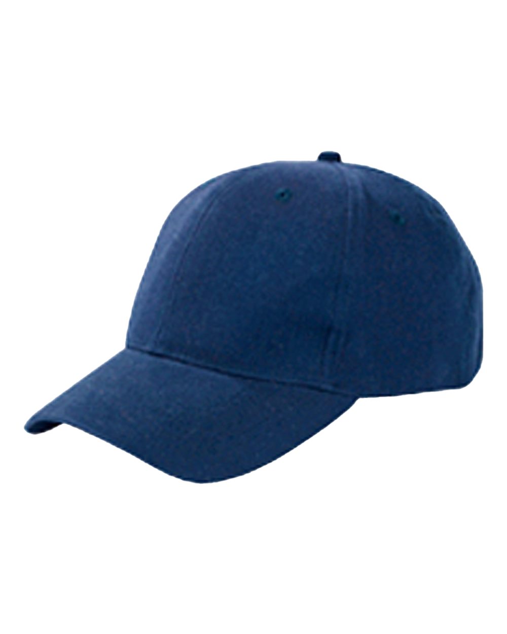 Brushed Twill Cap - Front - B880E8650 - Navy