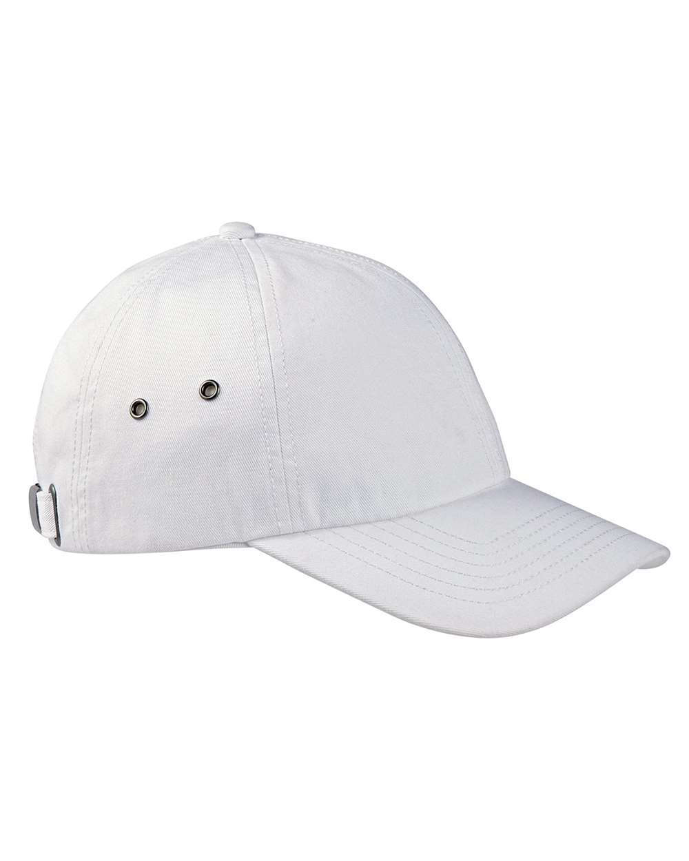 Washed Baseball Cap - Front - B846E8000 - White