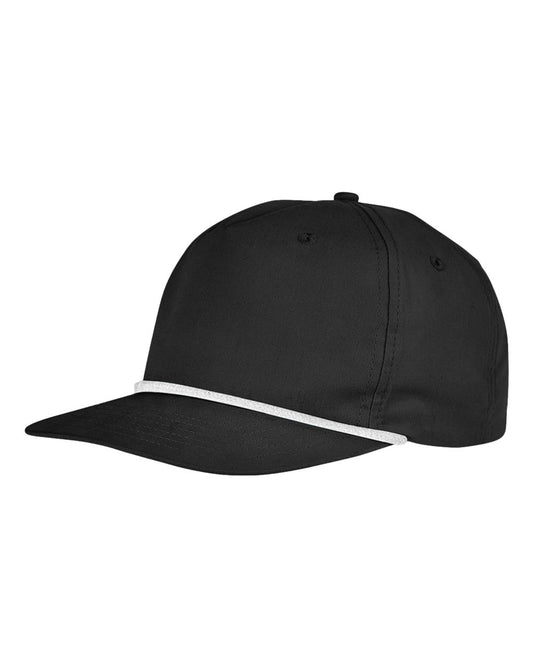 Golf Cap - Front - B866E8500 - Black/ White