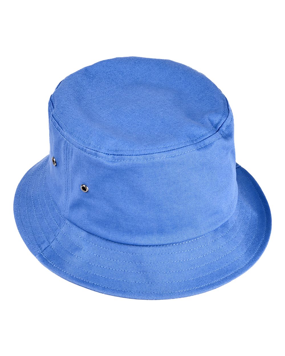 Chino Twill Crusher Bucket Hat - Front - B848E8100 - Washed Denim