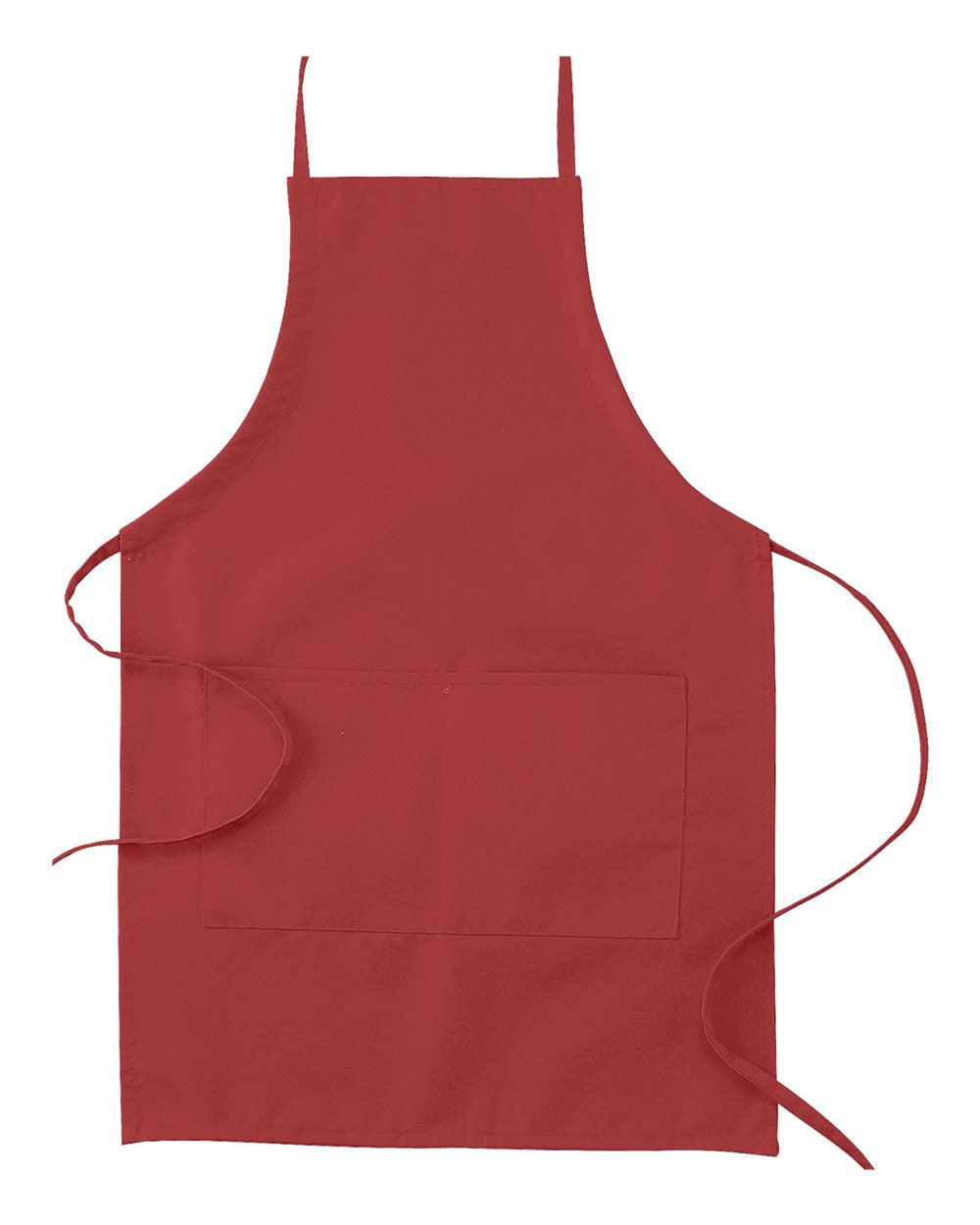 Apron with Pocket - Front - B835E8700 - Red