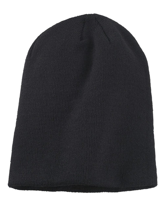 Slouch Beanie - Front - B843E8500 - Black