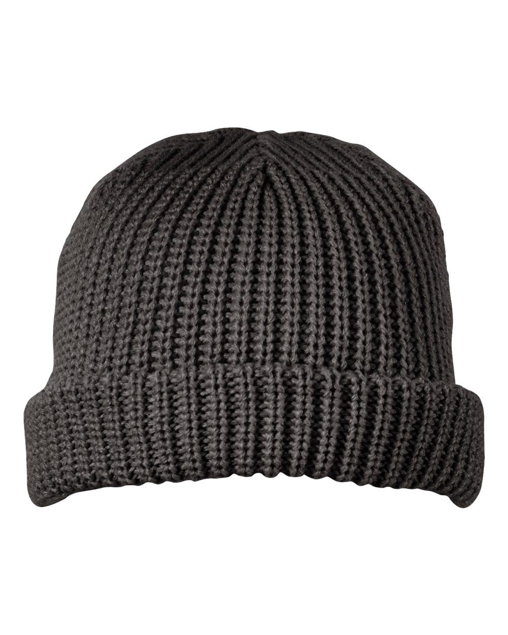 Dock Cuffed Beanie - Front - B870E8590 - Charcoal